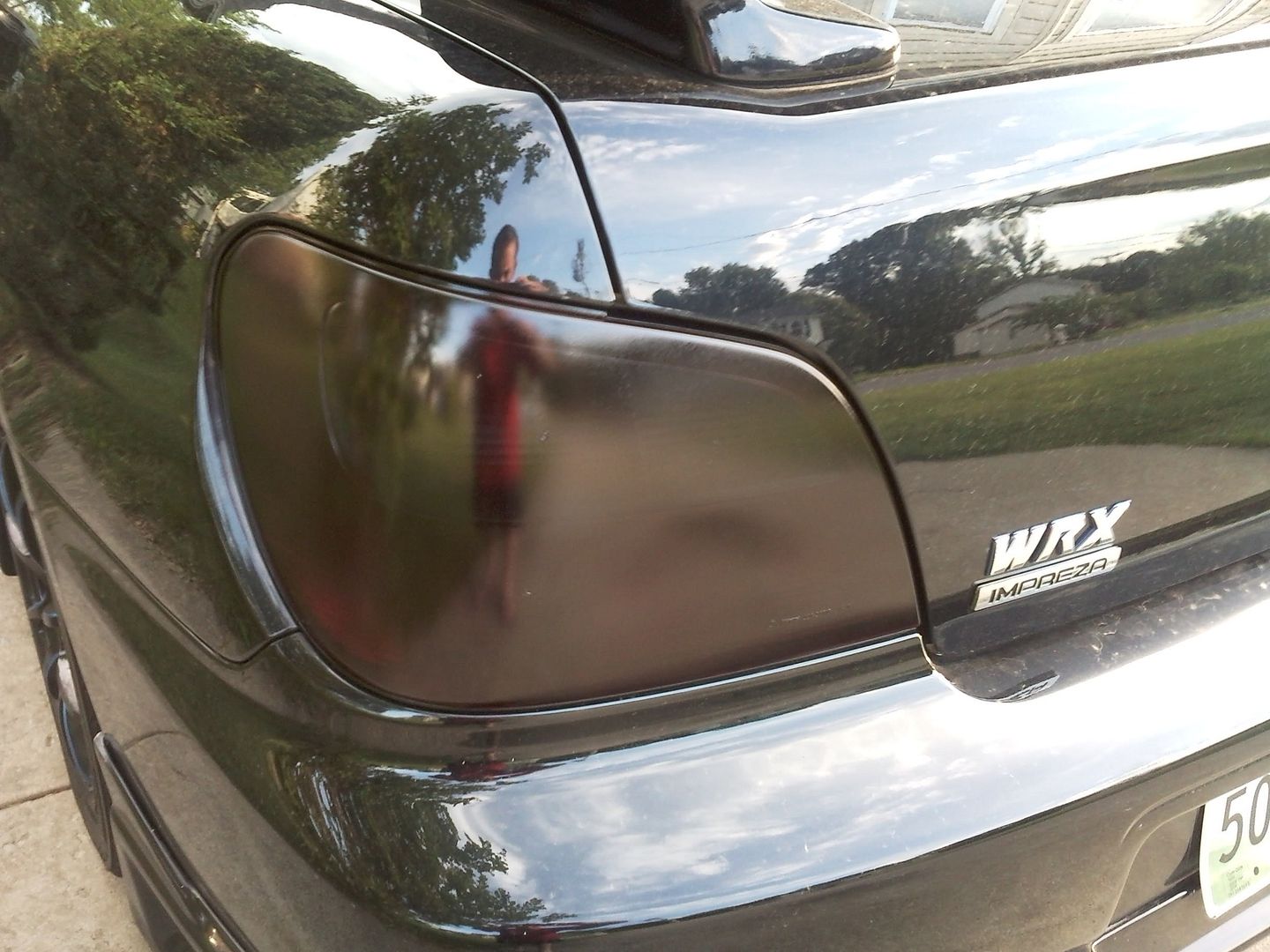 i blacked out my tail lights with vht Subaru WRX Forum